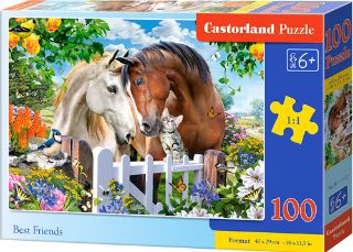 Obrázek z Puzzle koně 100 dílků  